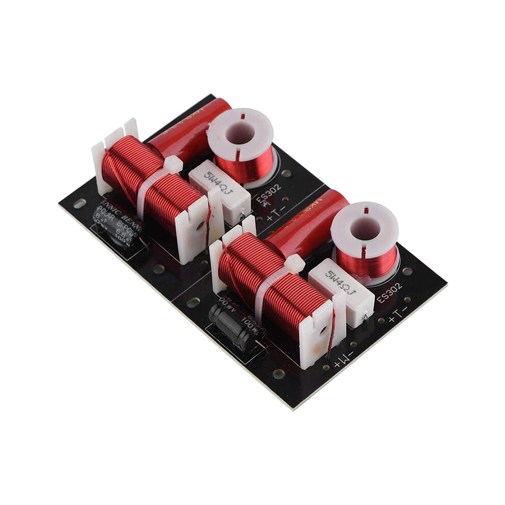 2Pcs 400W Speaker Frequency Divider 2 Way 2 Unit Hi-Fi Soundshelf Crossover Filters Woofer And Tweeter 4712191930382