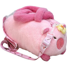 Geantă de mână drăguță Capybara crossbody bag geantă de mână pufoasă Capybara geantă de umăr Cartoon Capybara Messenger bag genți de