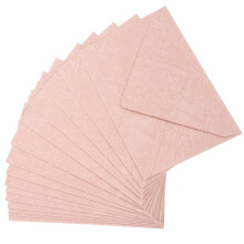 16Pcs Wedding Invitation Envelopes Pink Retro Design Smooth Material