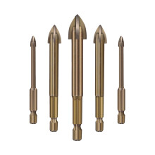 2026 New 5PCS Universal Triangle Alloy Drill Bit Set (3–7mm), Compatible with Glass, Ceramic, Tile, Concrete, Wood