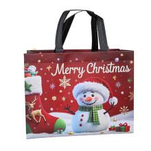 Sacs cadeaux de Noël non tissés avec poignées - Grands sacs fourre-tout non tissés pour emballer les cadeaux de Noël
