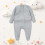 Baby romper soft long sleeve footed jumpsuit 1 pack 2