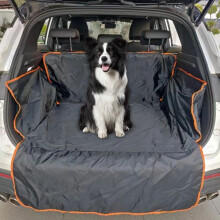 Pet Dog Trunk Cargo Liner - Oxford Car SUV Seat Cover - Waterproof Floor Mat for Dogs Cats - Washable Dog Accessories(41.3"70.9",Black)