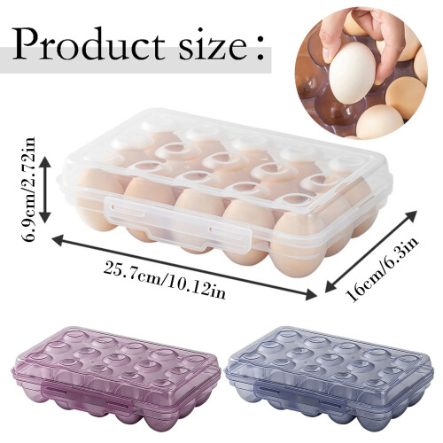 Refrigerator Egg Organizer Tray with Lid, Deviled Egg Container, Compatible with Standard Fridge Shelves 2