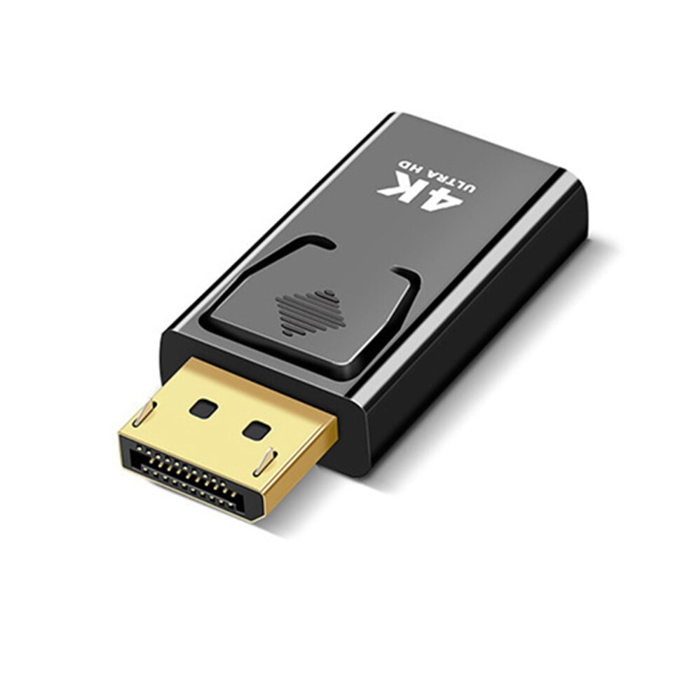 1080P Displayport To Hdmis Adapter Supports Up To 4K Resolution With Plate Connectors For Seamlessly Connection Gold 9485826631231