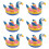 10pcs Inflatable Bird Drink Holders, 27x21cm Pool Party Float Accessories 15