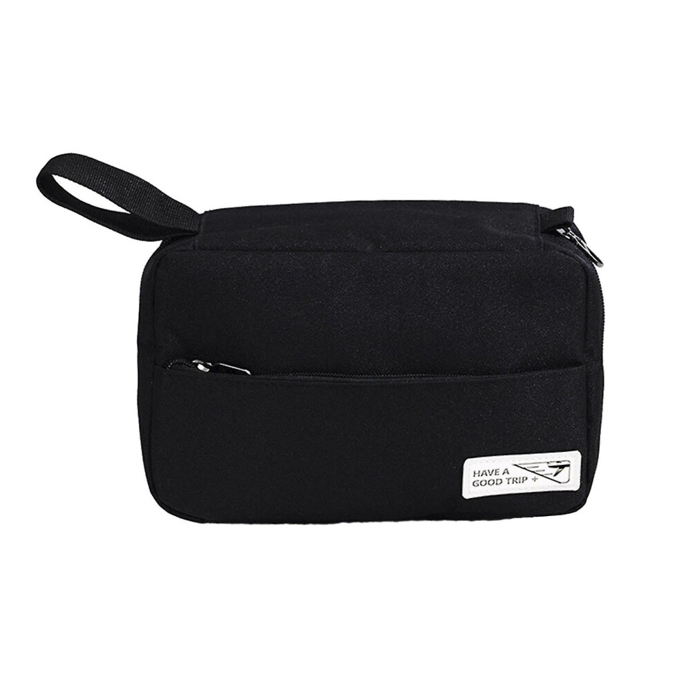 Three-section Large-capacity Toiletry Bag Multifunctional Cosmetic Toiletry Bag Travel Storage Supplies
