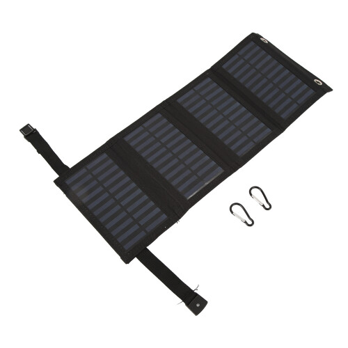 Solar Battery Maintainer Waterproof Foldable Solar Panel High Conversion Rate USB Output Solar Charger Lightweight High Efficiency For Outdoor Use 2
