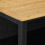 Kitchen Island Cart with Bamboo Top and Wine Rack 6