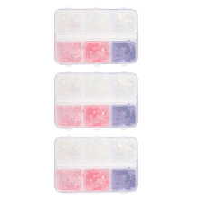Sequins for Crafting Nail Art Sequins Assorted Color 3 Boxes