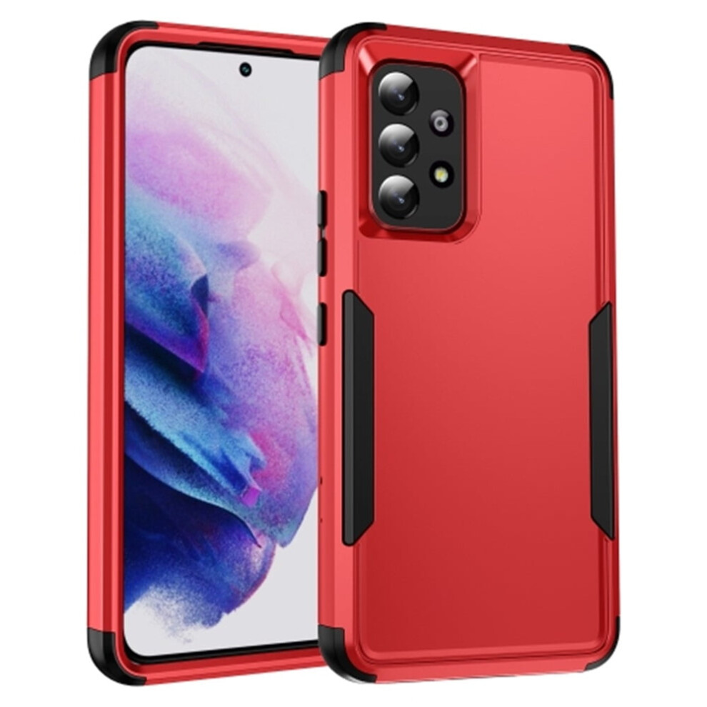 Heavy Duty 3-Layer Shockproof Bumper Case Compatible With Samsung Galaxy A53 5G Â Dropproof & Full Rubber Armor Red 9485826634065
