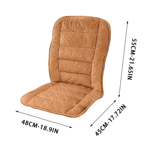 Winter Warm Seat Cushion with Backrest Support 1