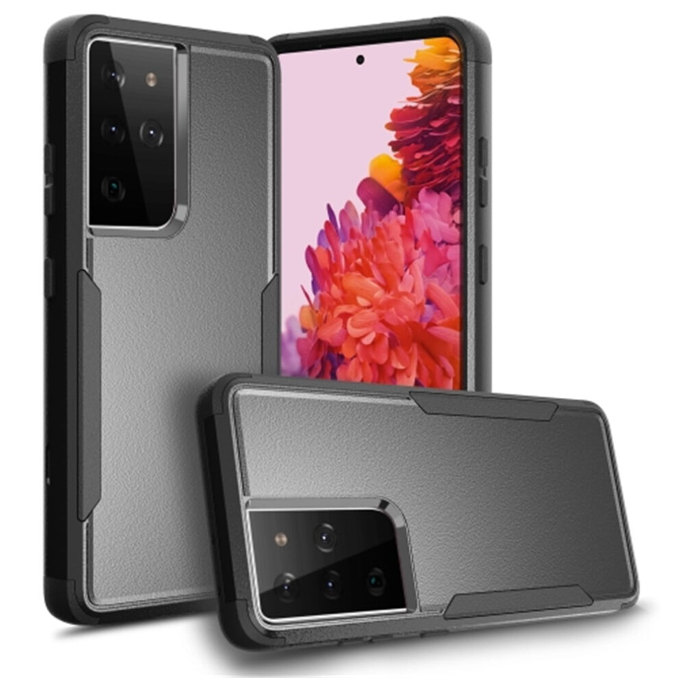 Heavy Duty 3-Layer Bumper Case For Samsung Galaxy S21 Ultra 5G 6.8", Shockproof, Dropproof, Full Body Rubber Armor, Â Compatible With Samsung Black 9418476691973