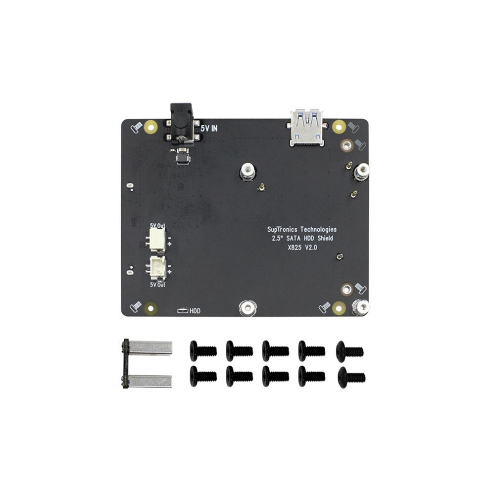 X825 V2.0 Storage Expansion Board For Raspberry Pi 4B X825 Nas 2.5-Inch Hard Disk Ssd Drive Expansion Board 6032853624502