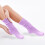 Calze a compressione per donna - Calze lunghe al ginocchio color corallo, morbide e termiche, ideali per la casa e per dormire, indispensabili per 5