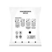 Vacuum Sealed Storage Bag Set, Reusable for Bedding & Clothing, Great for Saving Space, Under Bed Storage & Home OrganizationB1PC