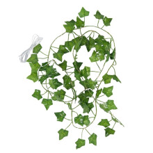 Vine with Fairy Lights Battery Operated for Bedroom, 33ft 100 LED Ivy String Lights Rechargeable, Leaf Lights for Garden