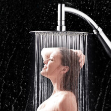 Shower head High Turbo Pressure Shower Head Bathroom Hand Large Rainfall Water Saving Filter
