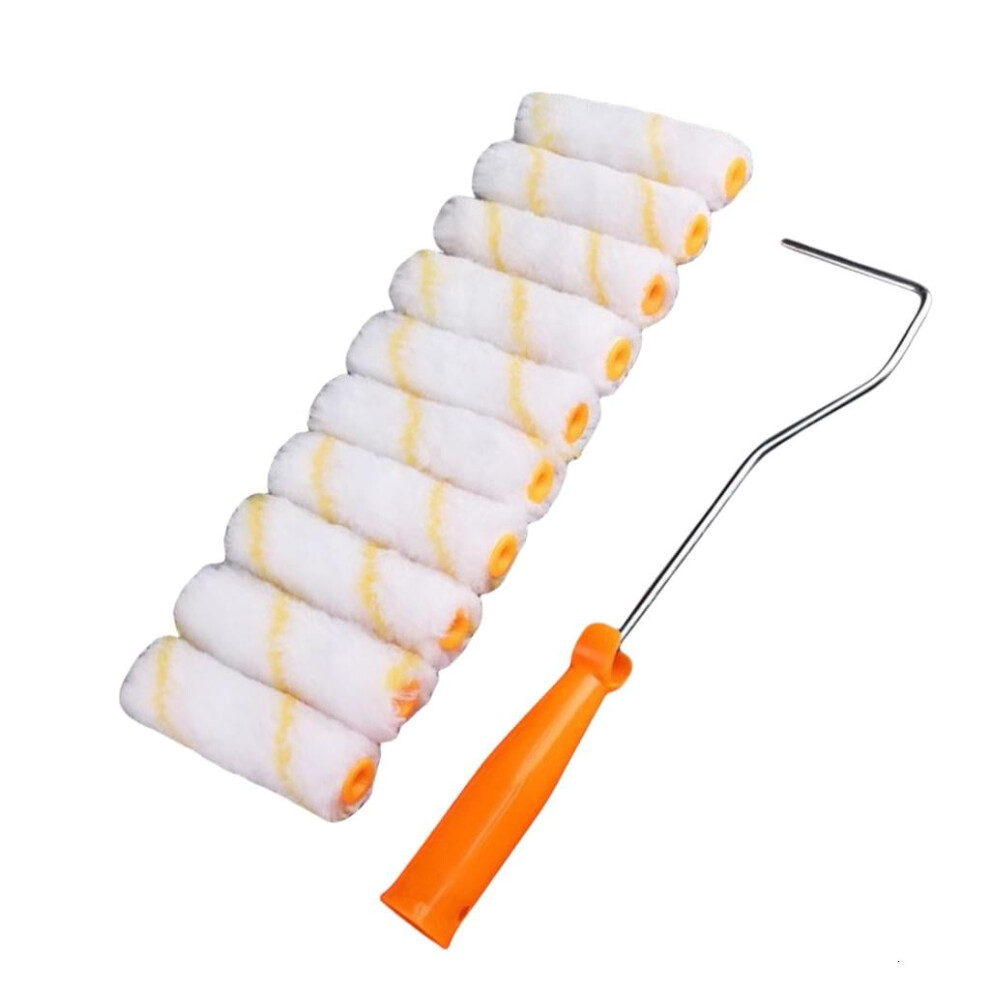Paint Roller Kit Small Fine Finish 10 Pcs 9130661407465
