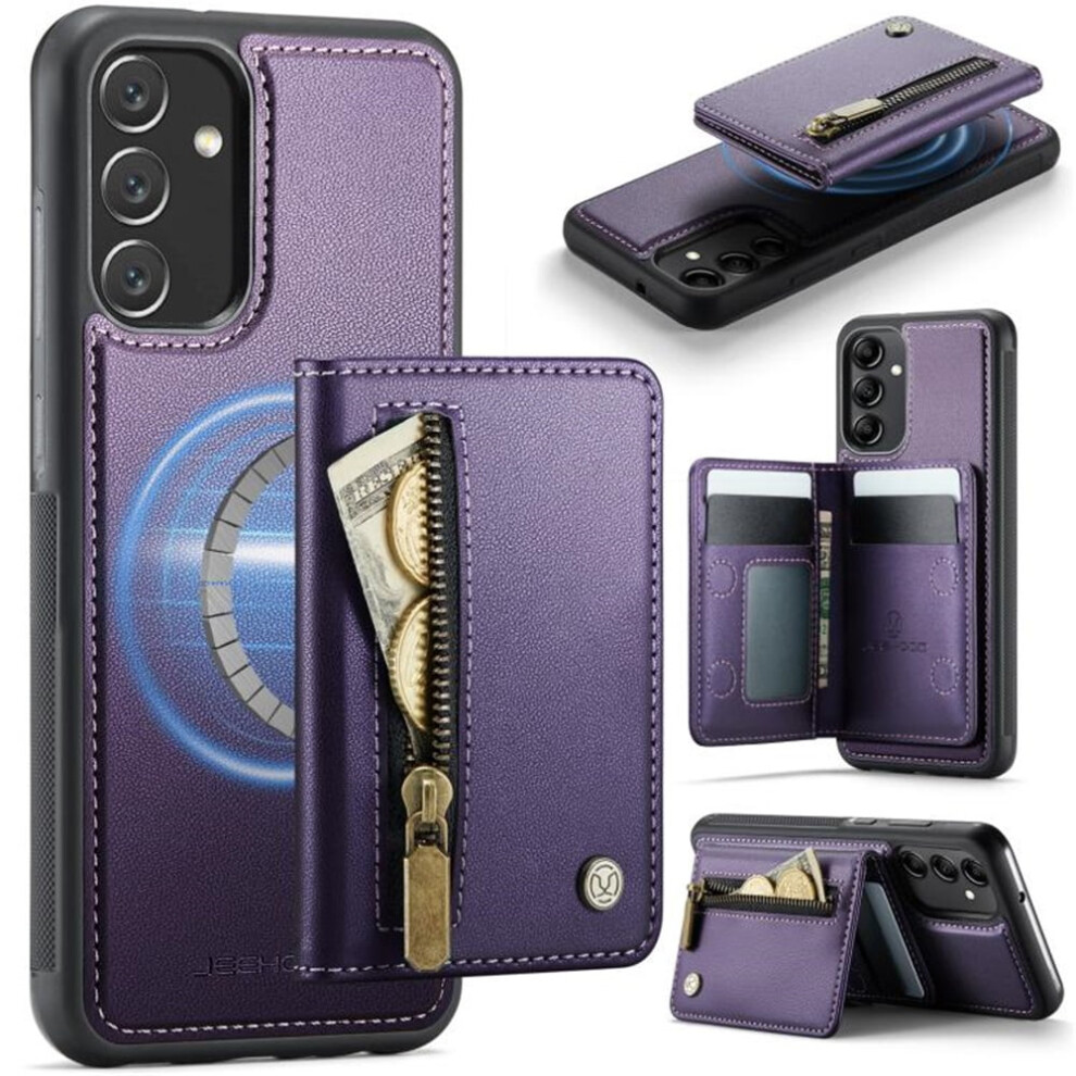 Samsung Galaxy A34 5G Magsafe Wallet Case Purple 9165521152179
