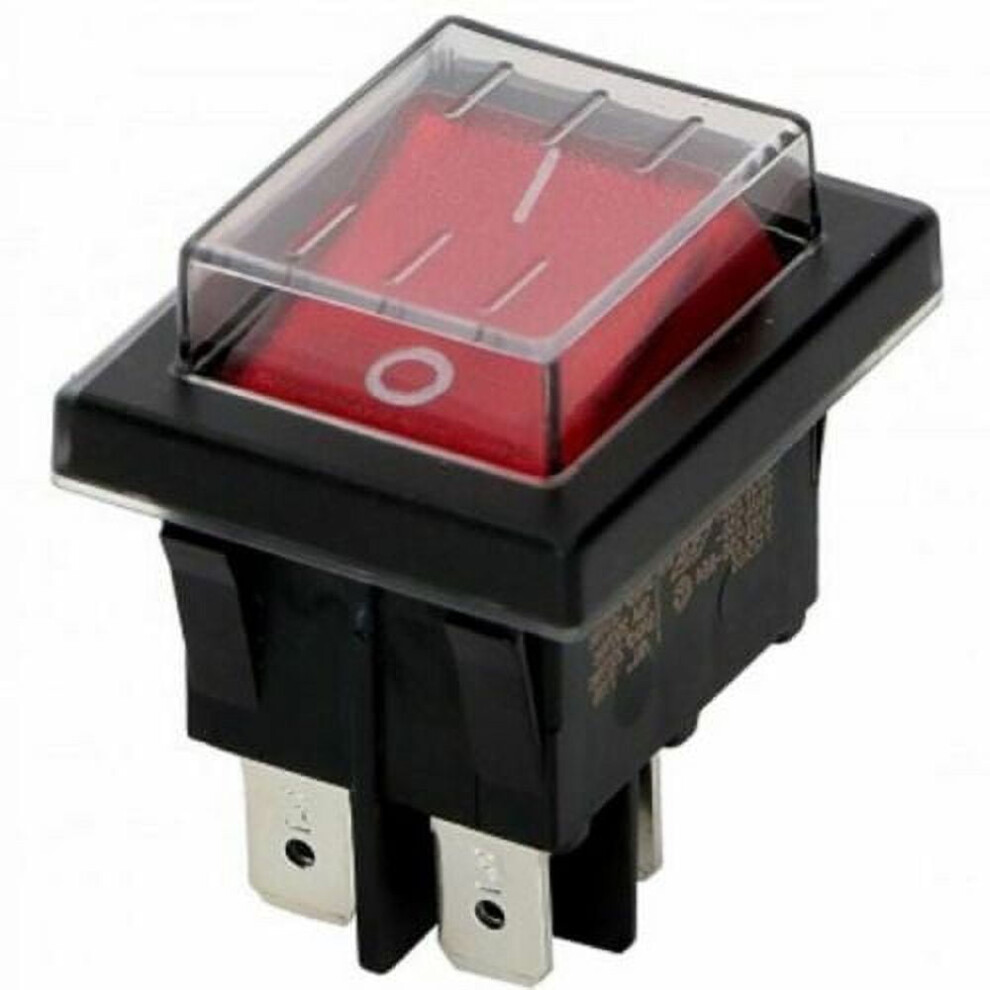 16A 250Vac / 20A 125Vac Rocker Switch 2 Position 4 Pins Illuminated Kcd4 On Off 9418476696008