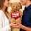 Valentijnsdag Teddybeer Pluche Hartbeer 1 stuk 6