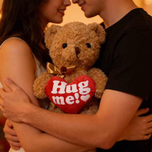 Valentijnsdag Teddybeer Pluche Hartbeer 1 stuk 2