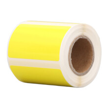 Waterproof Oil-Resistant Thermal Printer Labels 50x30mm Yellow