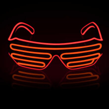 led light up glasses party,led glasses for adults party, Luminous Glasses For Parties, EL Glasses Costumes for Party