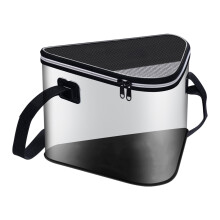 Foldable Fishing Bucket, 12L Portable Live Fish Storage Container – Compatible with Boat & Kayak Fishing