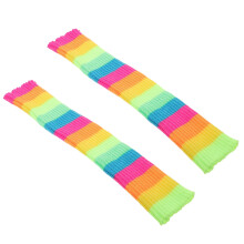 Pretyzoom 1 Pair of Dancer Leg Warmers for Women in Multi Colored Style for Indoor Use