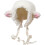 Cappello da agnello per ragazze – Berretto a forma di pecora con cinturino, 1