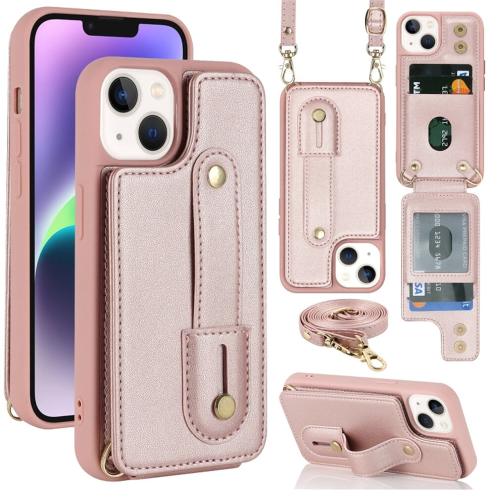 Pu Leather Flip Wallet Case With Wristband And Card Slots 9130661412124