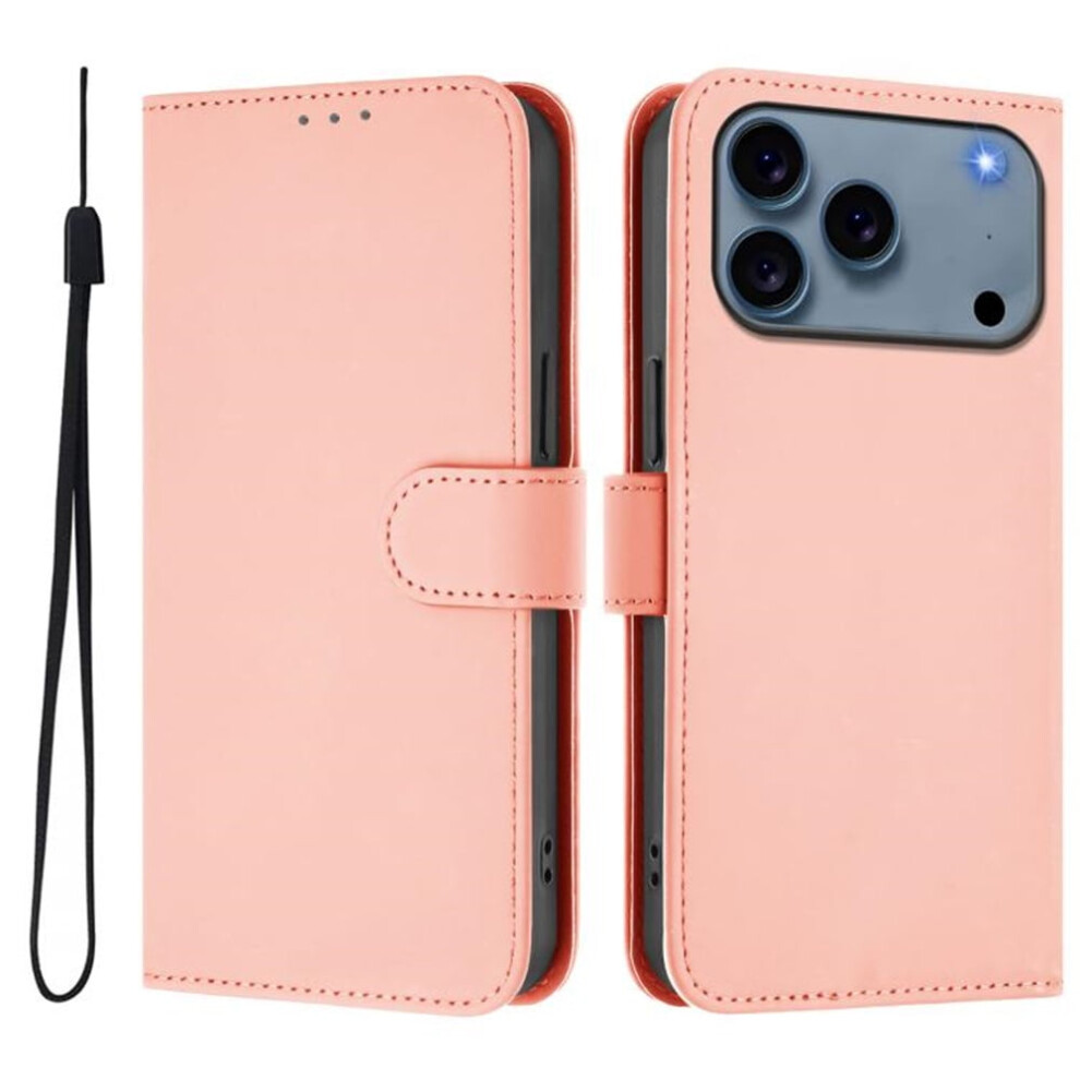 Pu Leather Wallet Case For Iphone 17 Pro Max Pink 9165521151264