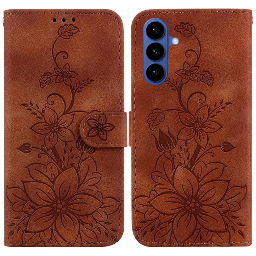 Pu Leather Flip Wallet Case For Samsung Galaxy S26 Brown 9130661412339