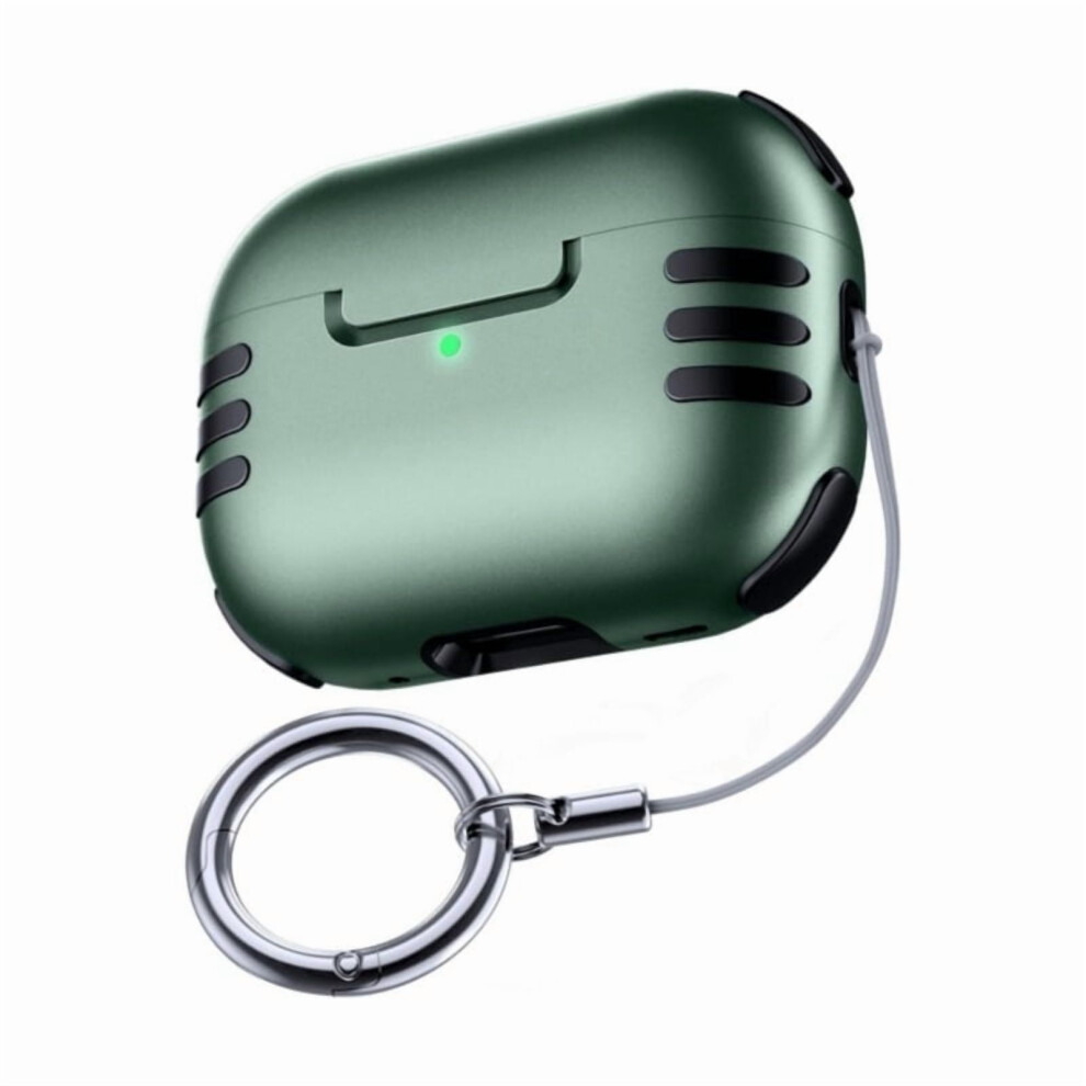 Shockproof Hard Pc Case For Airpods Pro 2 With Carabiner 9165521151684
