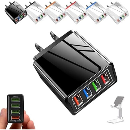 Hyper Charge Pro4-Port Γρήγορη φόρτιση 3.0Φορτιστής με