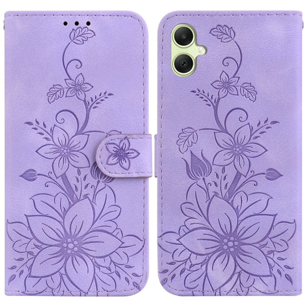 Pu Leather Flip Wallet Case For Samsung Galaxy A25 Purple 9165521153404