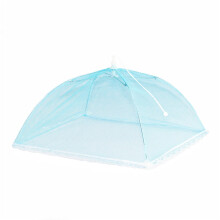 Removable and Washable Mesh Meal Cover, Square Foldable Food and Dining Table Cover, Breathable Fly-Proof Vegetable Cover for Indoor and Outdoor Use