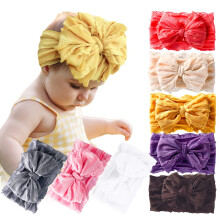 Baby Girl Elastic Bows Headbands, Newborn Toddler Hairbands, Children Soft Headwrap Hair Accessories