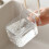 Clear spice organizer box with lids 6-pack 5