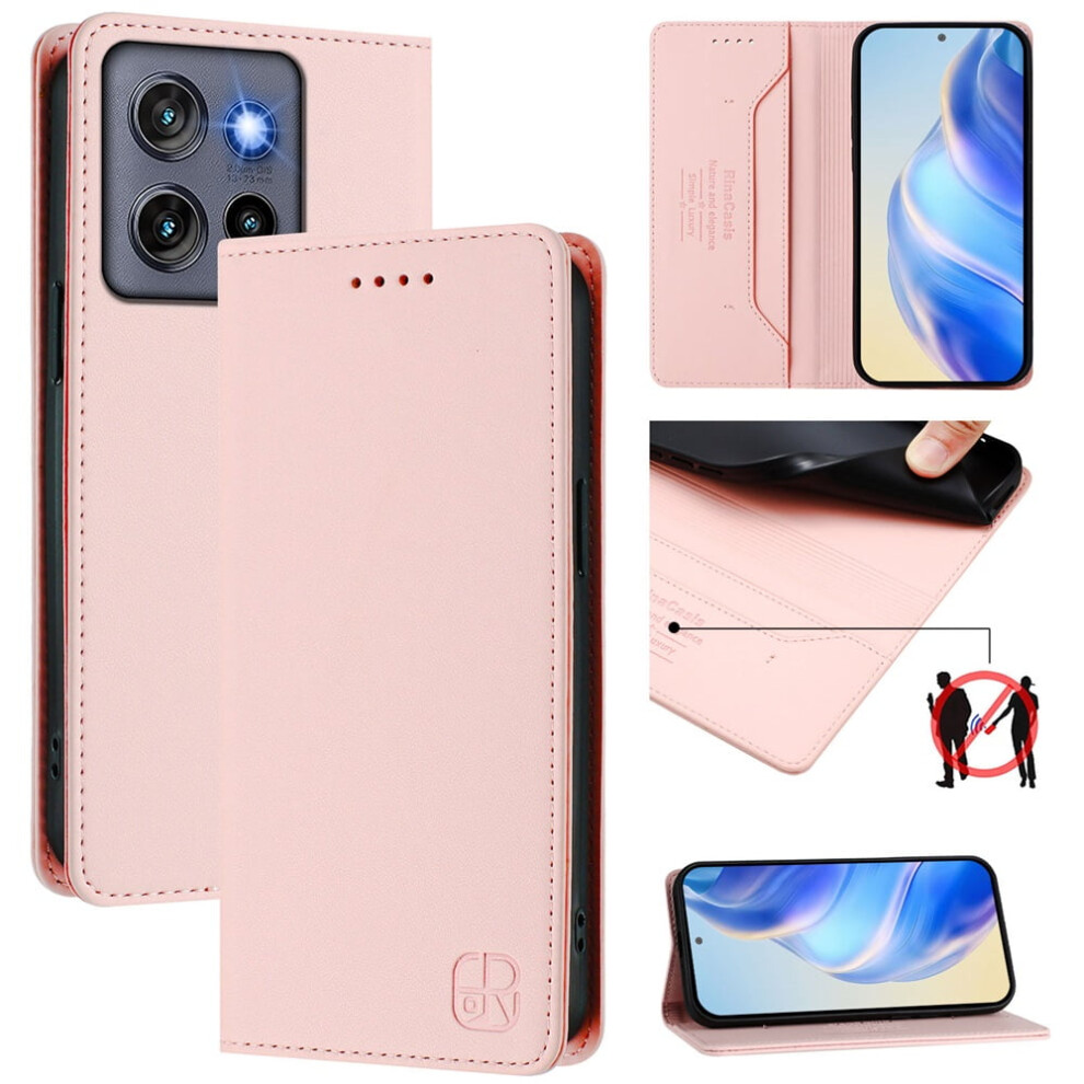 Wallet Case For Motorola Moto G Stylus 5G 2025 Pu Pink 937196953455