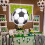 Soccer Pinata Set with Stick, Blindfold and Confetti 1