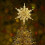 Christmas Tree Topper Mini Silver Star Metal Glitter 6