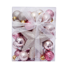 30PCS Christmas Baubles Party Christmas Tree Decorations Hanging Ornament Decor