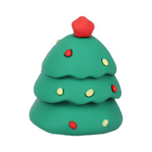 Xmas Tree Decor Christmas Deer Pencil Sharpener Cute Portable Pencil Sharpener Silicones Mini Manual Soft Rubber Pencil Sharpener Christmas Ornaments