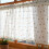 Crushed Roses Semi-Sheer Curtains for Kitchen Bedroom 23.6" 6