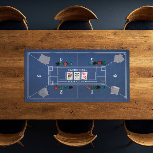 Poker Table Mat, 120x60 cm, Non-Slip, Waterproof 1