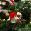 Pug Christmas Ornament Set Acrylic 6 pcs 1