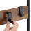 Industrial Bathroom Towel Ladder Rack with Hooks 4